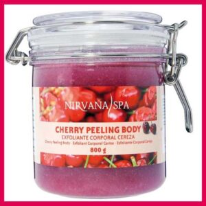 Exfoliante corporal con aceite y sal del Mar Muerto Cherry